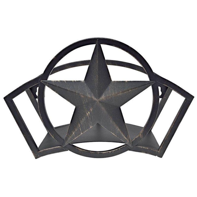 Liberty Garden Decorative Steel Liberty Star Garden Hose Butler Wall Storage