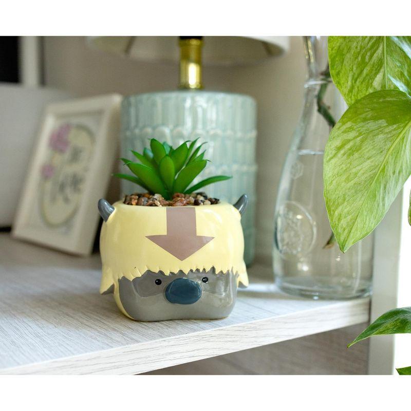 Silver Buffalo 5.5'' Faux Succulent Plant in Ceramic Planter
