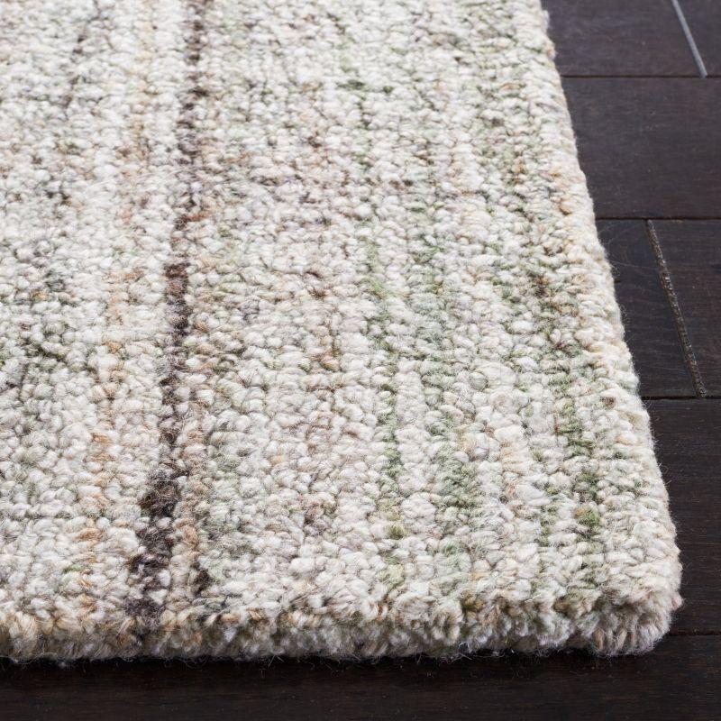 Abstract ABT143 Handmade Indoor Area Rug - Green/Sage - 6'x9' - Safavieh