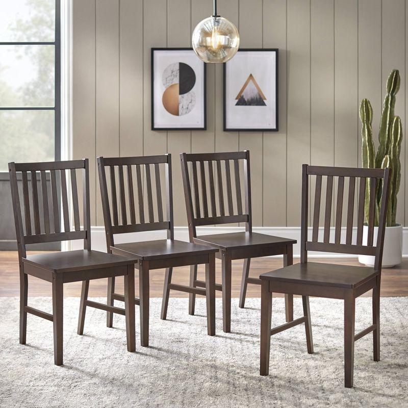 Set of 4 Contemporary Shaker Dining Chairs - Buylateral