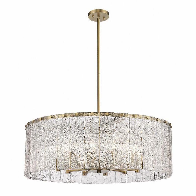 Z-Lite Glacier 12 - Light Chandelier in  Modern Gold
