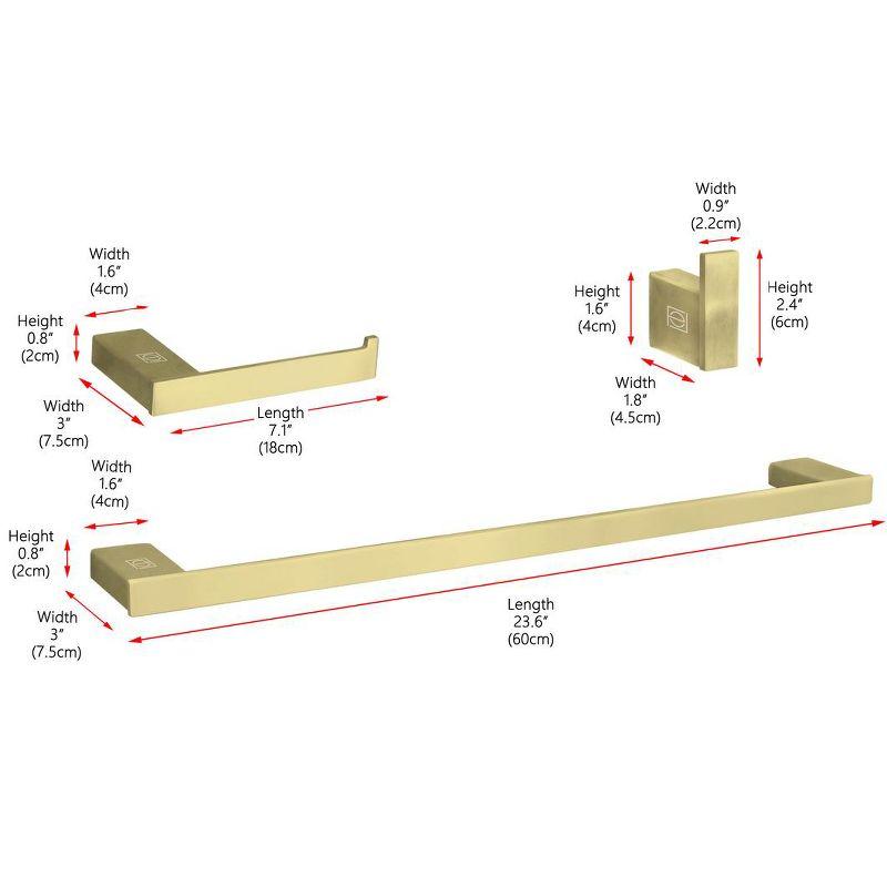 Sofia 3 - Piece Bathroom Hardware Set