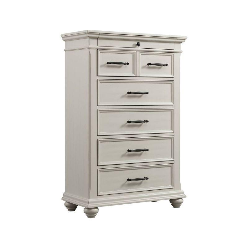 Brooks 6 Drawer Chest Cream - Picket House Furnishings: Vertical Storage, Bedroom Organizer