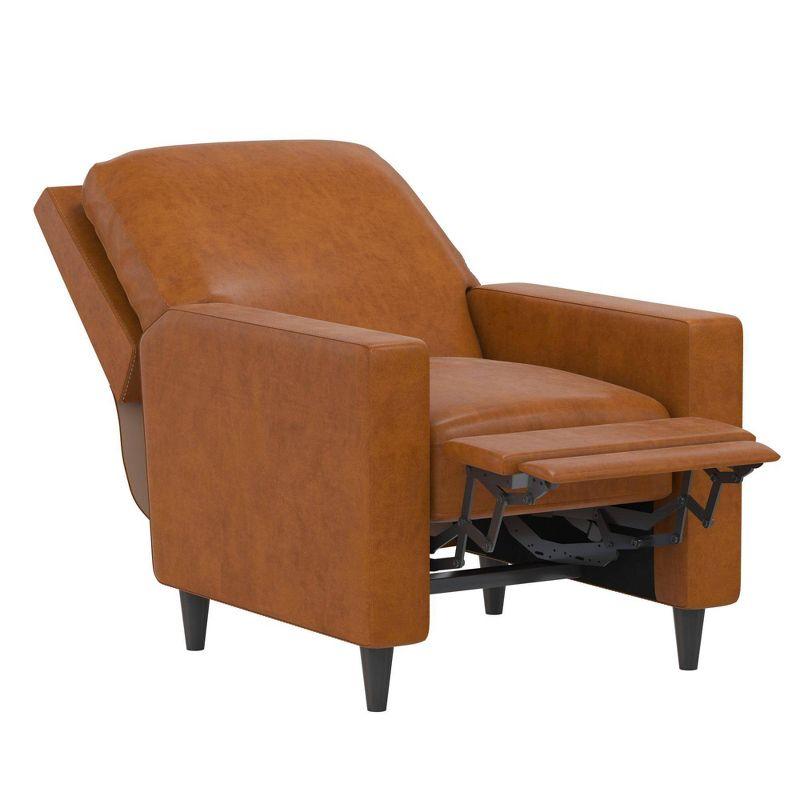 Novogratz Lana 30.5" Wide Faux Leather Pushback Recliner