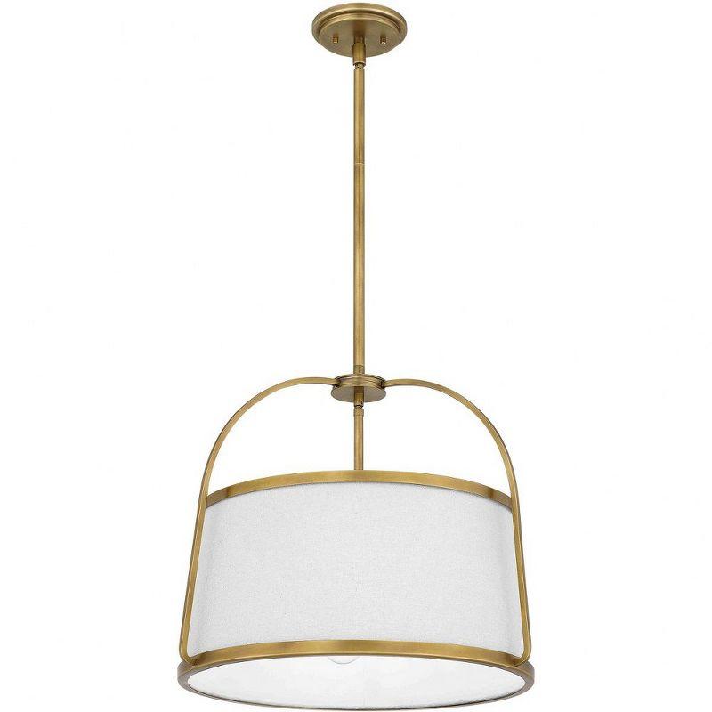 Quoizel Lighting York 4 - Light Pendant in  Weathered Brass