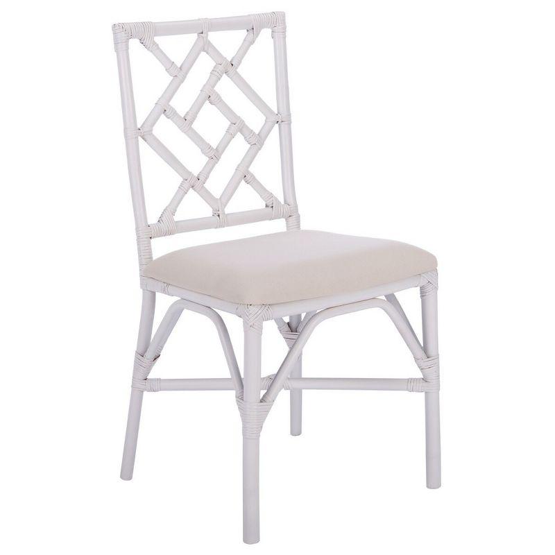 Bhumi Accent Chair W/ Cushion (Set of 2) - ACH6509 - White/White - Safavieh