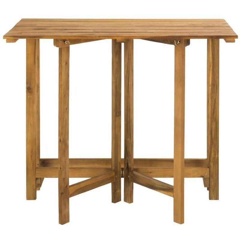 Wilton Balcony Corner Lounge - Indoor/Outdoor - PAT6754 - Teak Brown/Beige - Safavieh