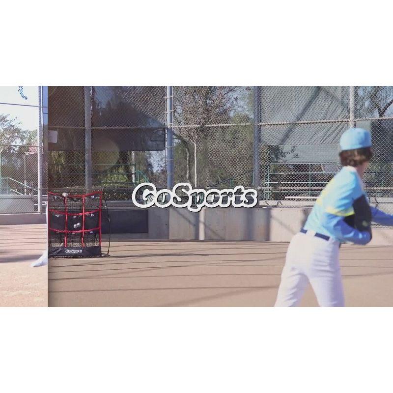GoSports 9 Pocket Baseball and Softball Pitching Strike Zone Target Net