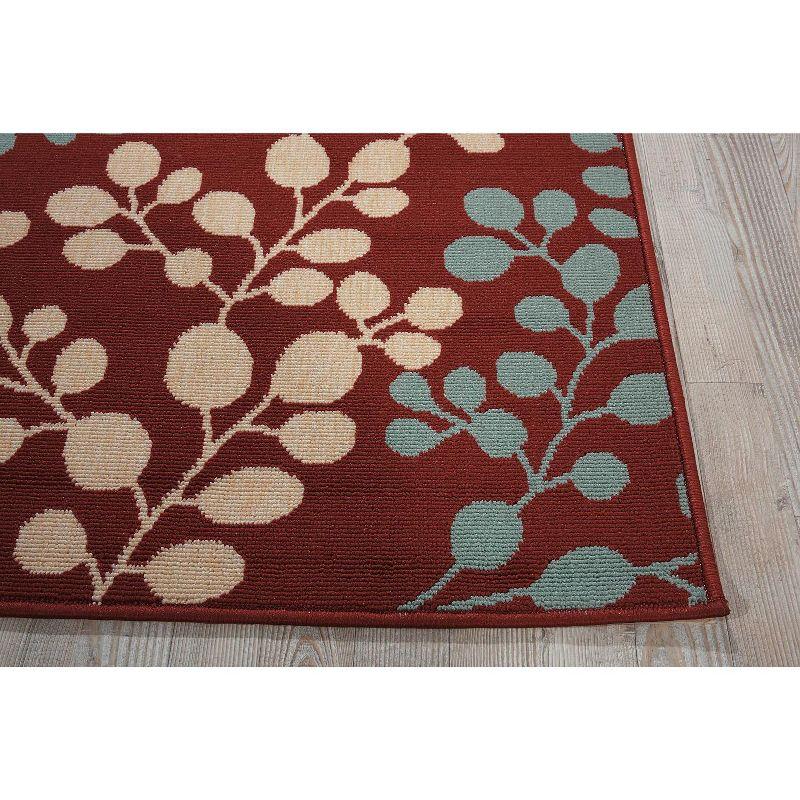 Nourison Caribbean Rust Indoor/Outdoor Area Rug CRB01 2'3" x 7'6"
