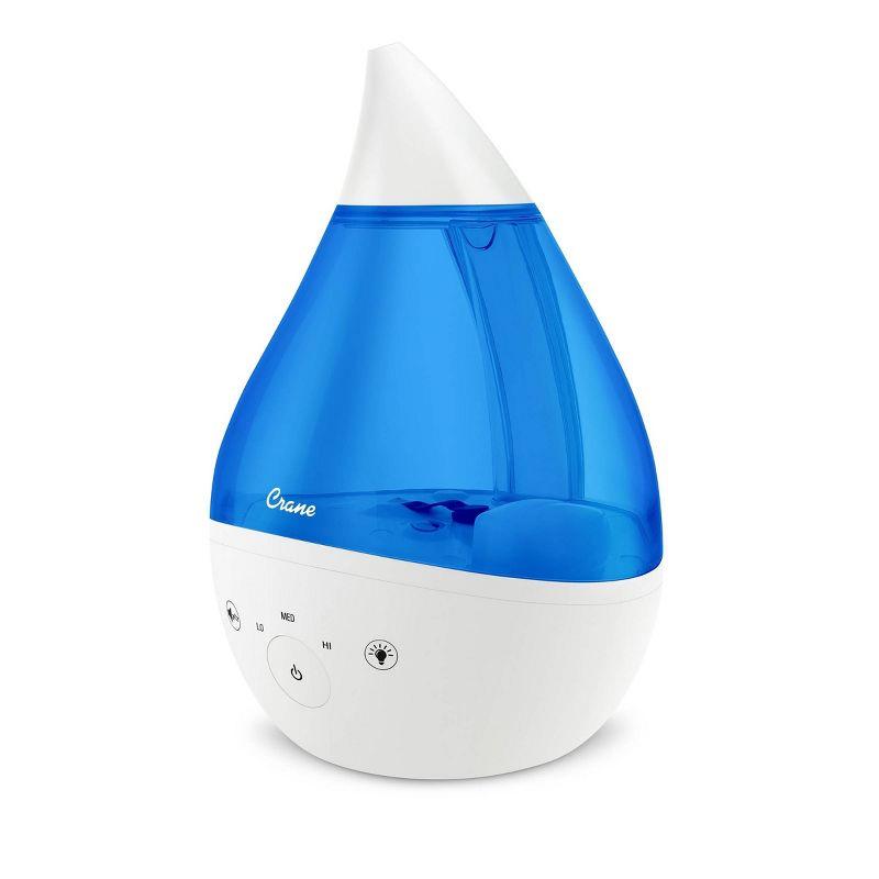 Crane Drop 4-in-1 Ultrasonic Cool Mist Humidifier with Sound Machine - 1gal