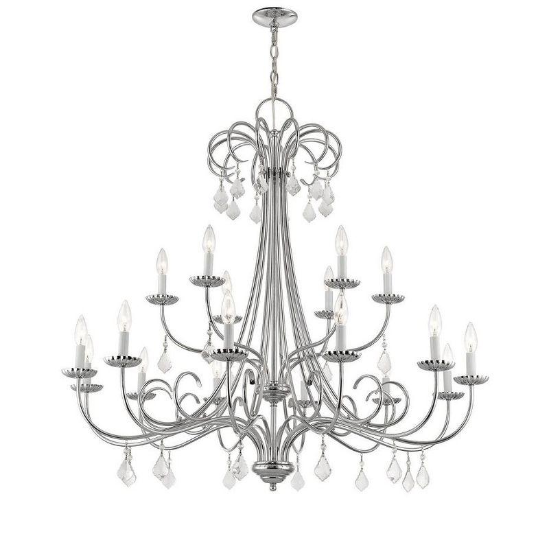 Livex Lighting Daphne 18 - Light Chandelier in  Polished Chrome