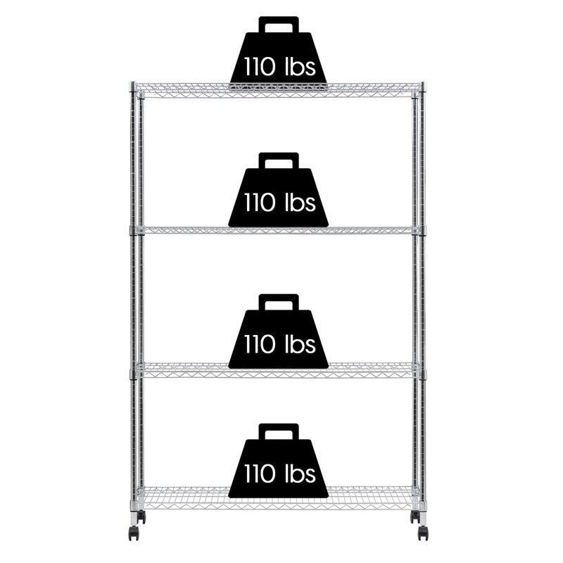 IRIS USA Garage Wire Shelving Unit, Storage Shelf