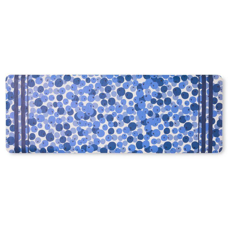 Sur La Table Kitchen Essentials SUR LA TABLE KITCHEN ESSENTIALS Fresh Blueberries Fruit Kitchen Mat Blue/White