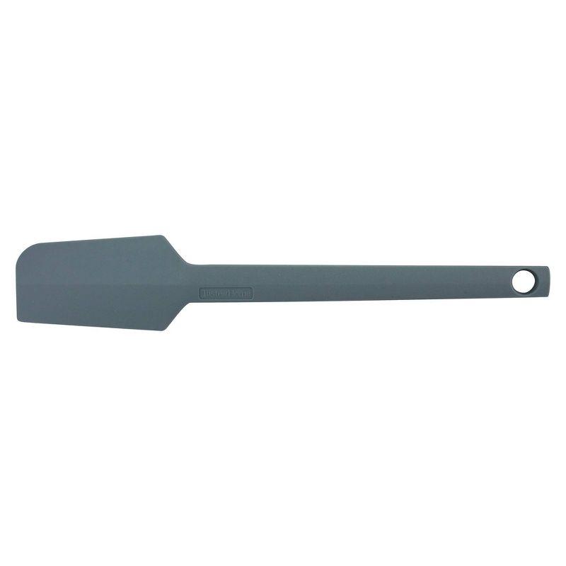 Taste of Home 4pc Silicone Tools Ash Gray: Kitchen Utensil Set with Mini Spatula, Spoonula, Basting Brush, Dishwasher-Safe