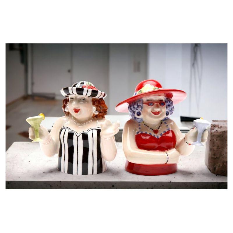 Kevins Gift Shoppe Ceramic Sophisticated Ladies at Happy Hour Salt and Pepper Shakers