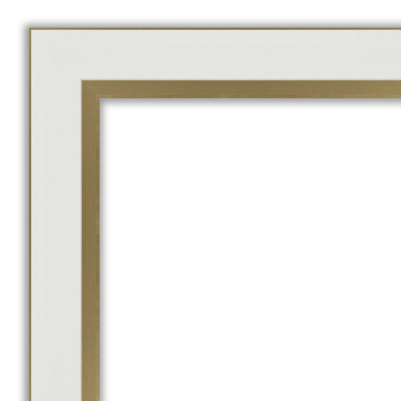 Amanti Art Eva Narrow Framed Corkboard, Natural Cork