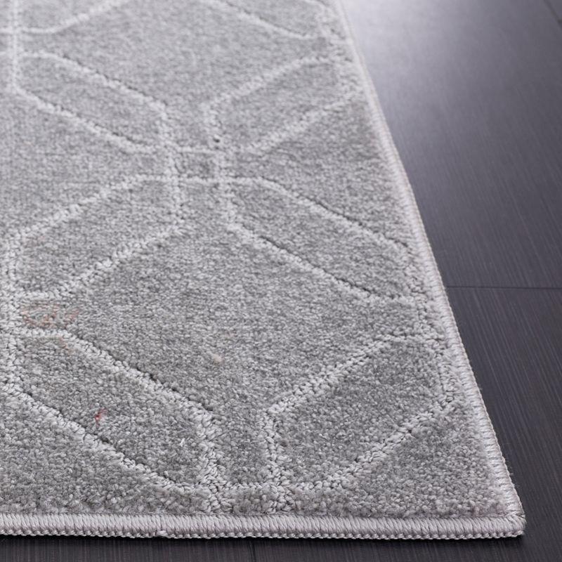 Pattern and Solid PNS406 Power Loomed Area Rug - Grey - 5'3"x7'6" - Safavieh.