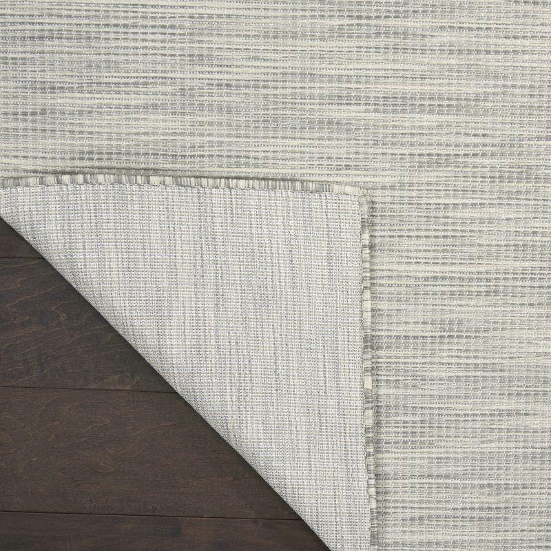 Nourison Positano POS01 Indoor/outdoor Area Rug - Light Grey 3' x 5'