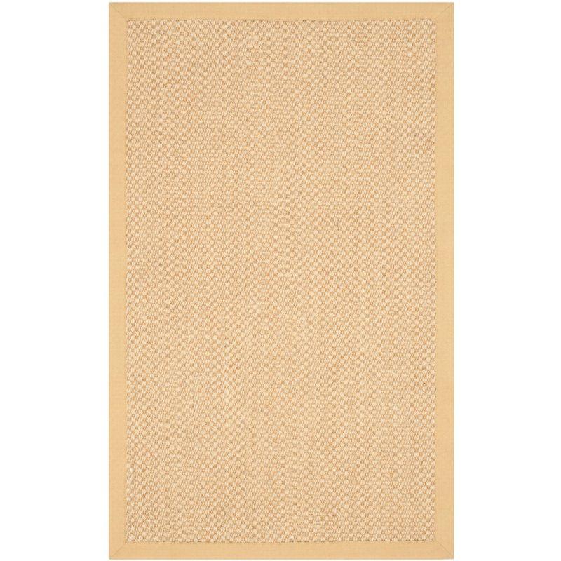 Natural Fiber NF443 Power Loomed Accent Rug - Maize/Wheat - 2'6"x4' - Safavieh.