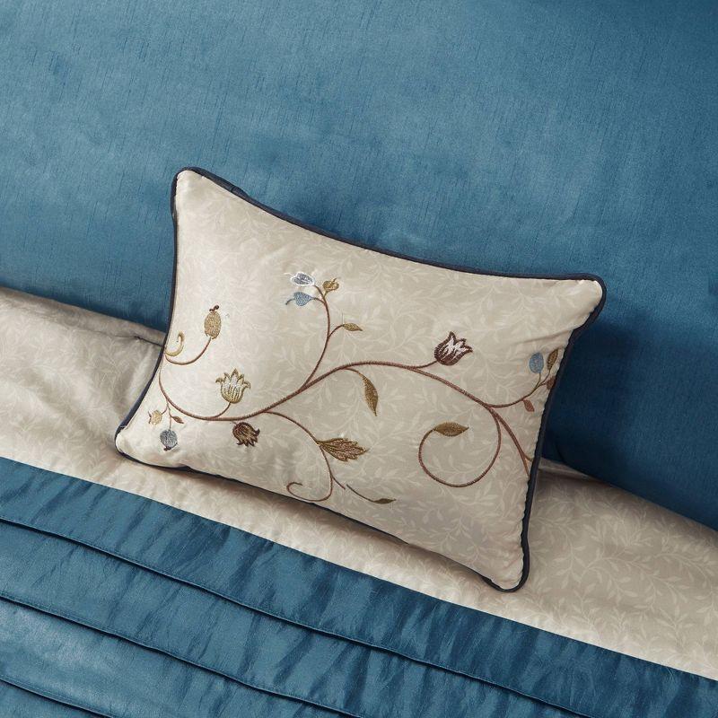Madison Park Serene Embroidered 7 Piece Comforter Set