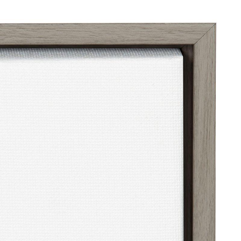 Amanti Art Golden Blue I by Asia Jensen Canvas Wall Art Print Framed 22 x 22-in.