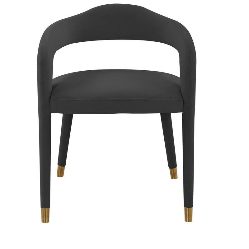 18.8'' H Velvet Upholstered Armchair