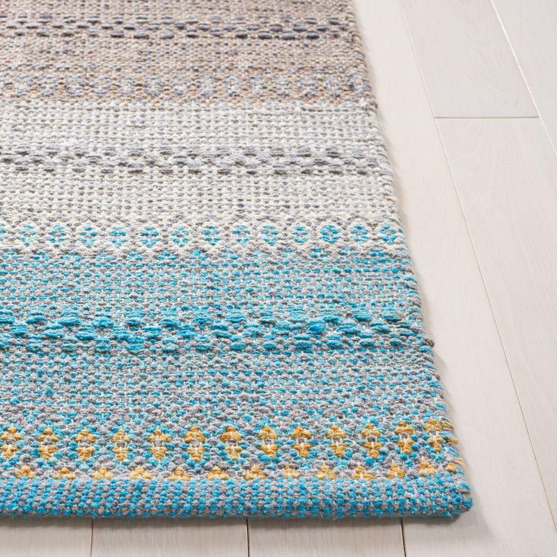 Montauk MTK851 Hand Woven Area Rug - Grey/Orange - 3'x5' - Safavieh.