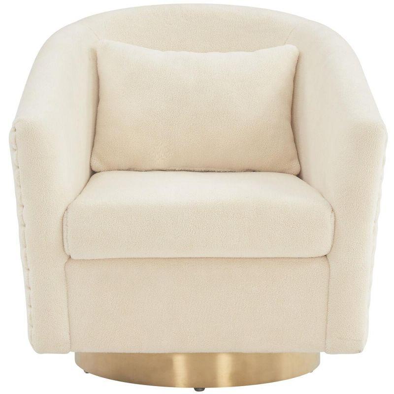 Skye Upholstered Swivel Barrel Chair