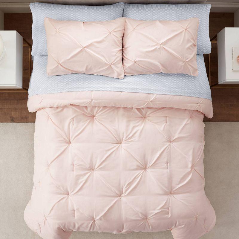 Serta Simply Clean Microfiber 3 Piece Duvet Cover Set