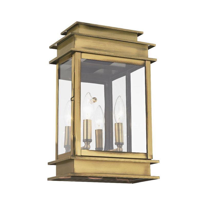 Livex Lighting Princeton 2 - Light Wall Light in  Antique Brass