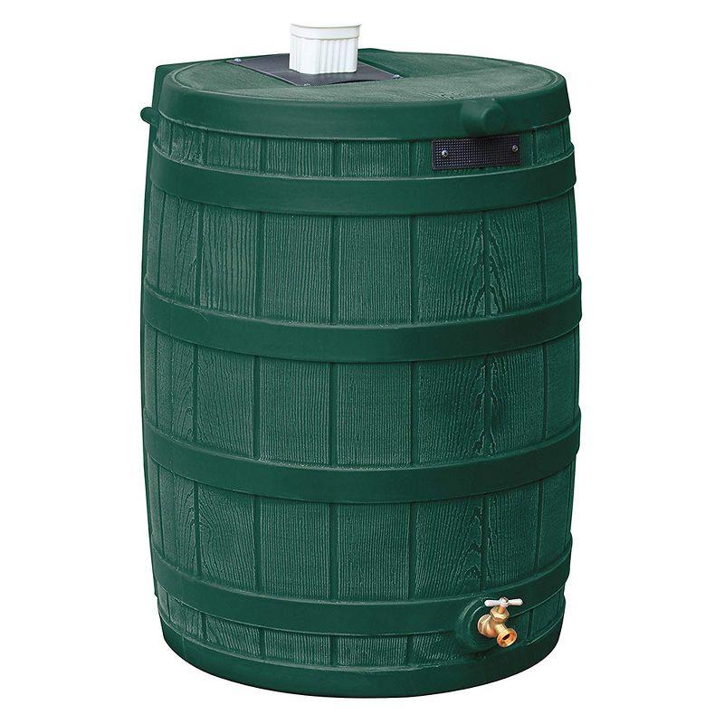 Good Ideas Good Ideas Rain Wizard Whiskey Style Rain Barrel with Overflow and Spigot