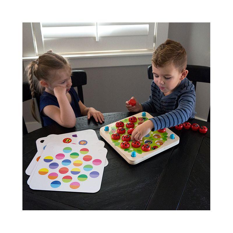 Wooden Ladybug Garden Memory Game for Kids