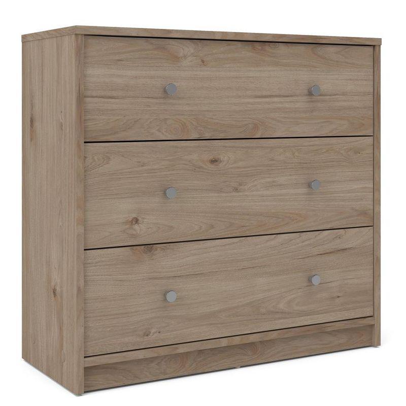 Tvilum, 3 Drawer Chest Jackson Hickory