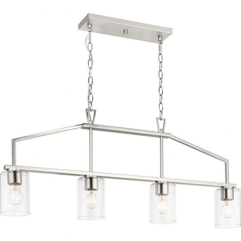 Bodella 4 - Light Dimmable Modern Linear Chandelier