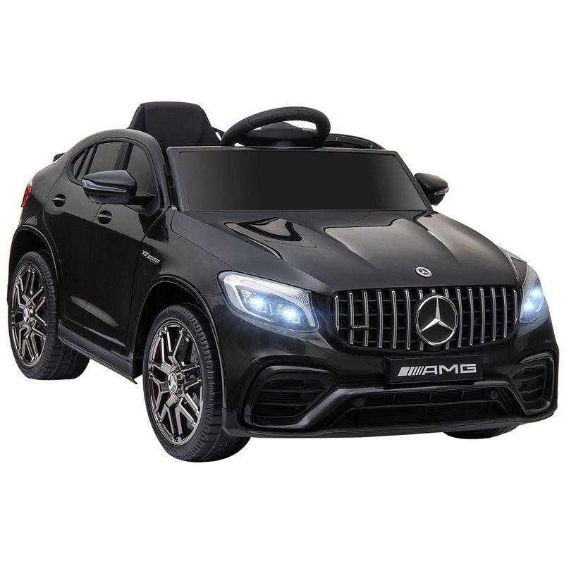 Black 12V Mercedes-Benz AMG Ride-On Car with Remote Control