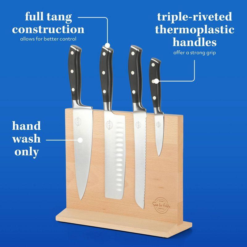 Sur La Table Kitchen Essentials Sur La Table Kitchen Essentials Tasting Kitchen 5 Piece Stainless Steel Knife Block Set