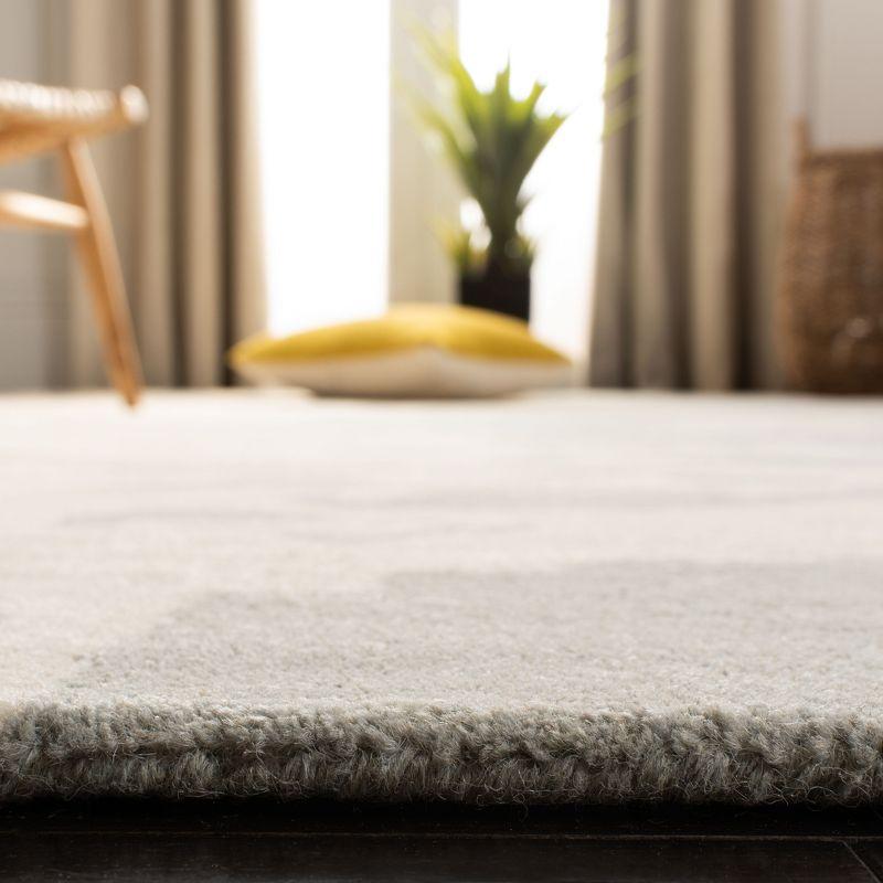Bella BEL115 Hand Tufted Area Rug - Grey/Ivory - 3'x5' - Safavieh.