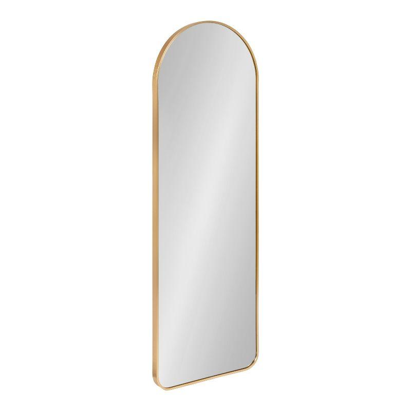 Kate and Laurel Zayda Metal Arch Mirror, 16x48, Gold
