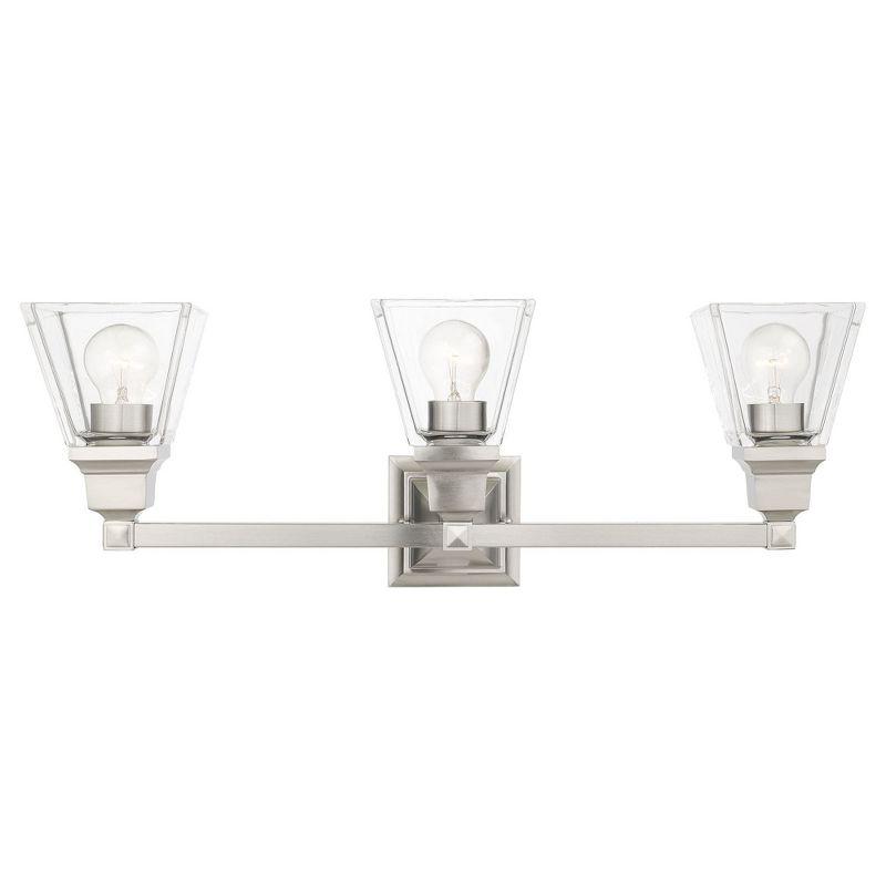Livex Lighting Mission 3 - Light Vanity in  Brushed Nickel