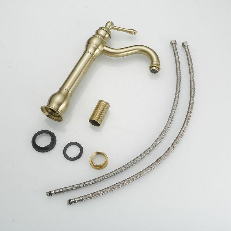 VIBRANTBATH 9310-BG Vessel Sink Faucet Single-handle Bathroom Faucet with Drain Assembly