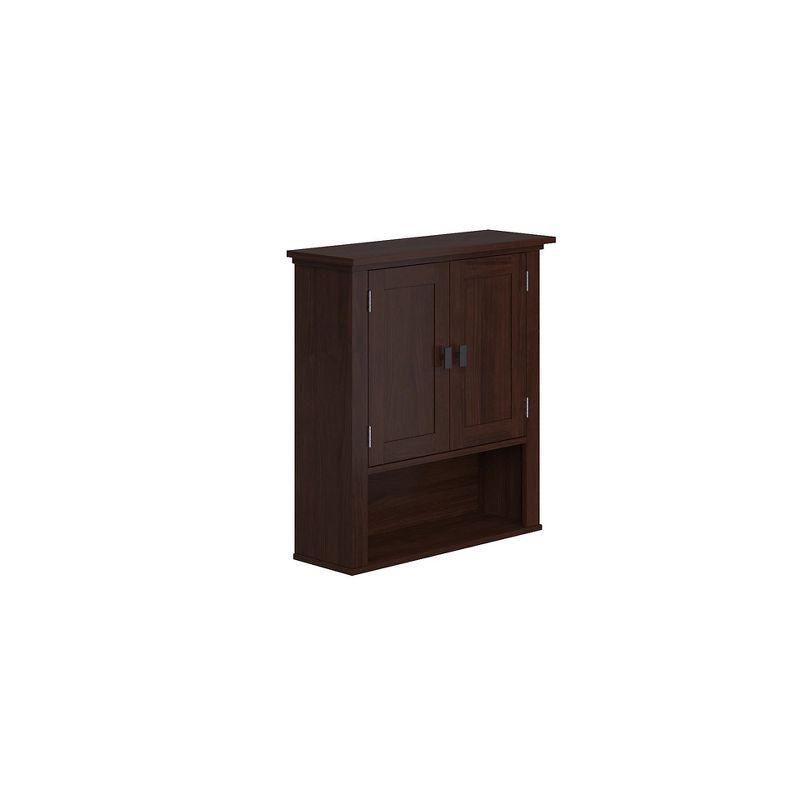 RiverRidge Hayward Two-Door Bathroom and Laundry Wall Mount Storage Medicine Cabinet with Fixed and Adjustable Shelf