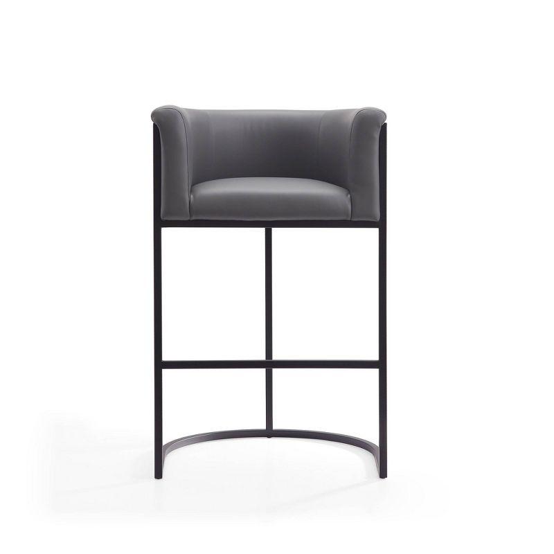 Chainey Upholstered Counter Stool with Metal Frame