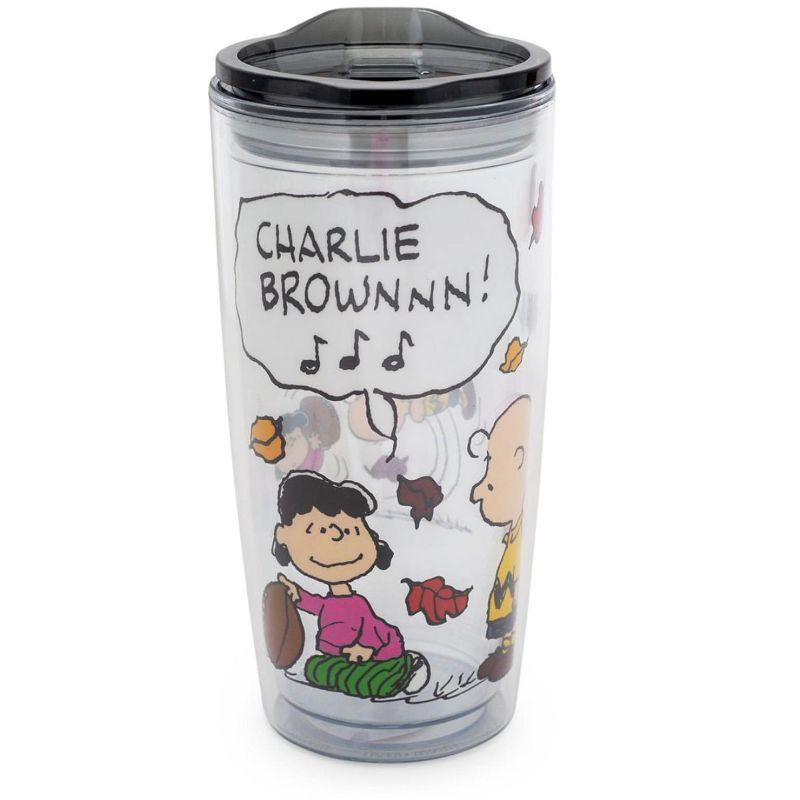 Silver Buffalo Peanuts Charlie 20 Oz. Plastic Pint Glass | Wayfair