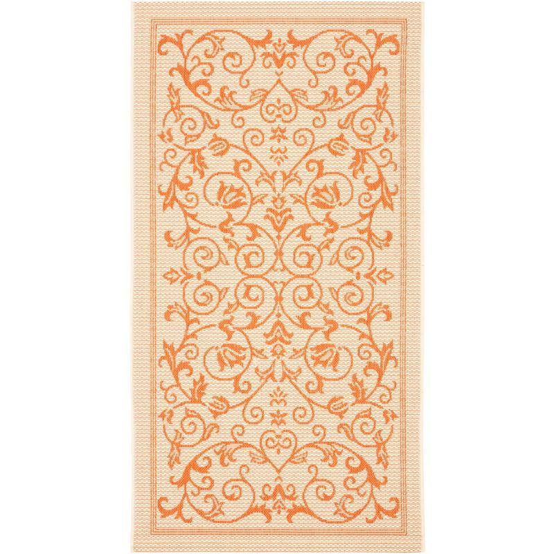 Natural Terra Square Synthetic Easy-Care Indoor/Outdoor Rug, 2'7" x 5'