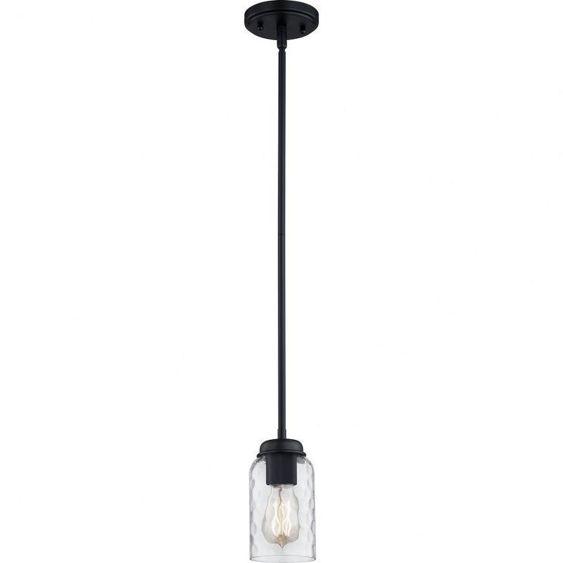 Quoizel Lighting Blanche 1 - Light Pendant in  Matte Black