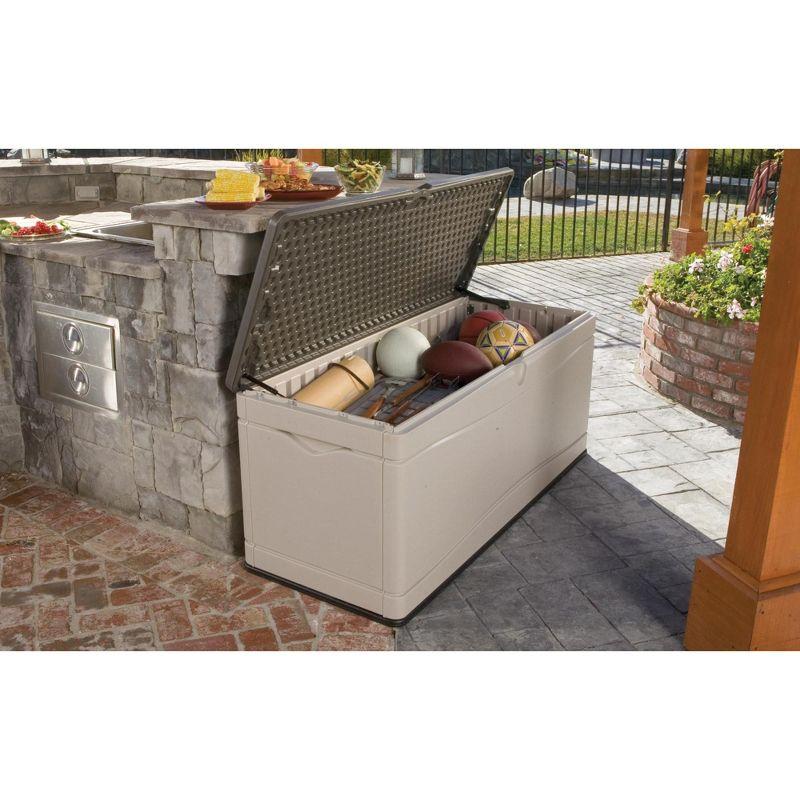 Lifetime Lifetime 60'' W 130 Gallons Water Resistant Polyethylene Plastic Lockable Deck Box