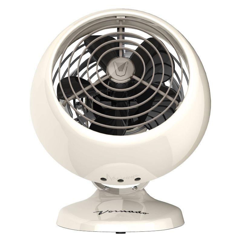 VFAN Mini Classic 2-Speed White Metal Personal Desk Fan