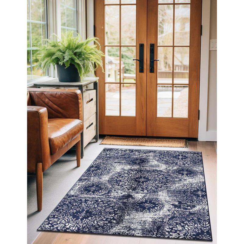 Unique Loom 8' 0 x 11' 0 Sofia Grand Navy Blue Area Rug
