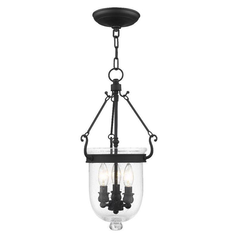 Livex Lighting Jefferson 3 - Light Chandelier in  Black