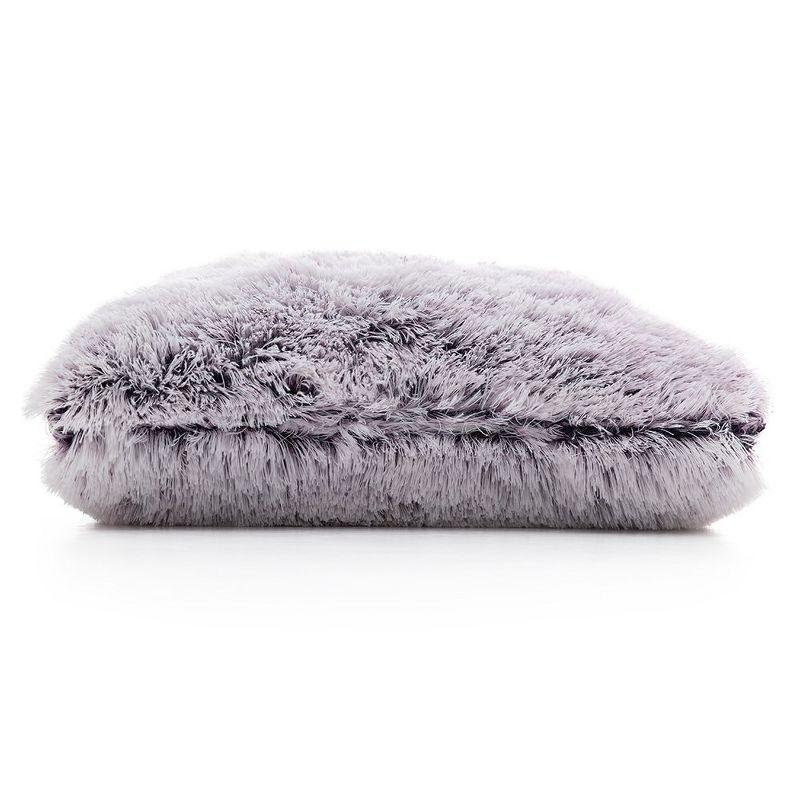 Cheer Collection Faux Fur Throw Pillow (Set of 2)